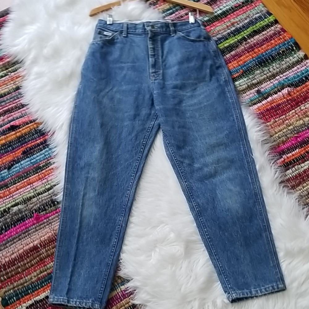 Vintage LEE High Waist Denim Mom Retro Women Jeans